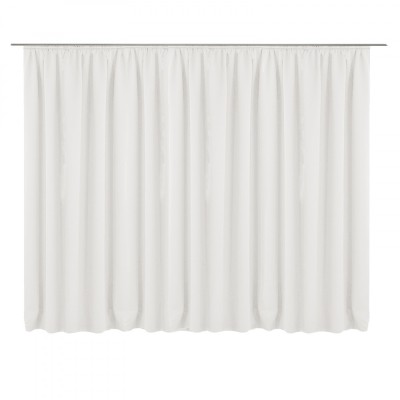Draperie cu rejansa Jemidi, 300 x 245 cm, Alb, Poliester, 55276.02.02 foto