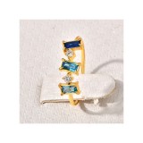 Inel placat cu aur cu pietricele