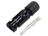 Conector solar tată drept MC4 4&divide;6mm2 crimpat 5&divide;6mm mufă