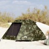 VidaXL Cort de pescuit pentru 3 persoane, camuflaj, rezistent la apă