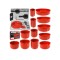 Set carote 19-127 mm pentru lemn, gips-carton și carton, 16 piese, Verke