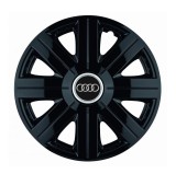 Cumpara ieftin Set 4 Capace Roti Autohelix MSA&reg;, potrivite jantelor de R14, pentru Audi, model Cosmos Negru