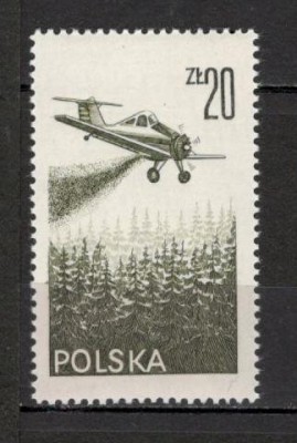 Polonia.1977 Posta aeriana-Aviatie moderna MP.104 foto