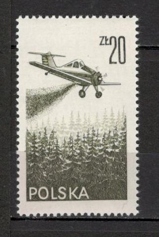 Polonia.1977 Posta aeriana-Aviatie moderna MP.104