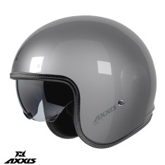 Casca pentru scuter - motocicleta Axxis model Hornet S SV A2 gri lucios (ochelari soare integrati) &ndash; omologare noua ECE 22.06 XL (61/62cm)