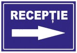 Placuta pentru receptie la dreapta