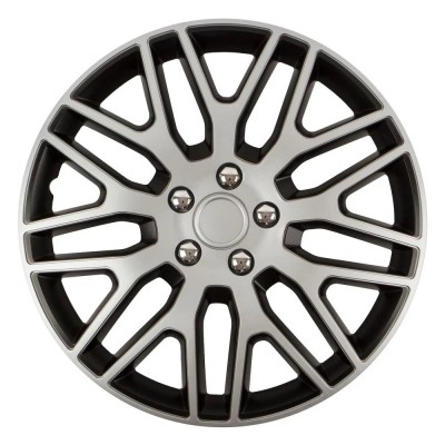 Set 4 capace roti model DAKAR 15&amp;quot; - SILVER &amp;amp; BLACK AVX-AM10943 foto