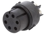 Conector Circular Mini Buccaneer Mamă BULGIN SA3244 Inserturi Contact