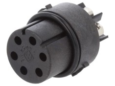 Conector Circular Mini Buccaneer Mamă BULGIN SA3244 Inserturi Contact