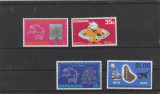 Barbados 1974-UPU,Centenar 1874-1974,serie 4 valori,dantelata,MNH,Mi.381-384, Posta, Nestampilat