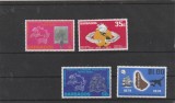 Barbados 1974-UPU,Centenar 1874-1974,serie 4 valori,dantelata,MNH,Mi.381-384