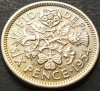 Moneda 6 PENCE - ANGLIA, anul 1954 *cod 3136, Europa