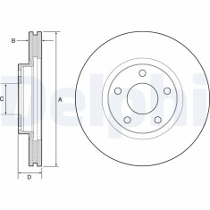 DELPHI BG4562C Disc frana