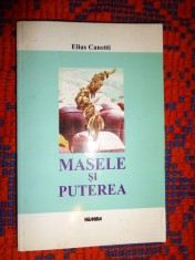 Masele si puterea - Elias Canetti / editura nemira , an 2000, 430 pagini foto