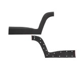 Acoperire usa spate, ornament JEEP RENEGADE (BU), 09.2014-, bandou, partea stanga,