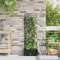 vidaXL Ghiveci de grădină cu trellis Negru 40 x 40 x 125.5 cm PP 42002835
