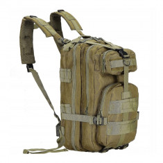 Ghiozdan/rucsac tactic, Springos, 4 compartimente, poliester, 38 L, verde kaki, 29x25x50 cm