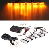 6 x 3 Led 12v 24v Lumina de avertizare de urgenta intermitenta stroboscopica