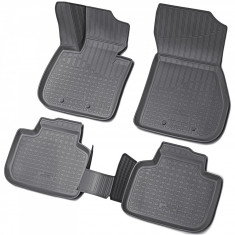 Set de 5 covorase cauciuc 3D stil tavita premium pentru BMW X1 F48 din 2015