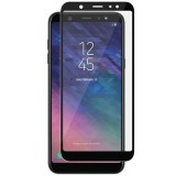 Folie Sticla 5D Full Glue Samsung Galaxy A6 Plus (2018) Neagra Protectie Ecran Full Cover