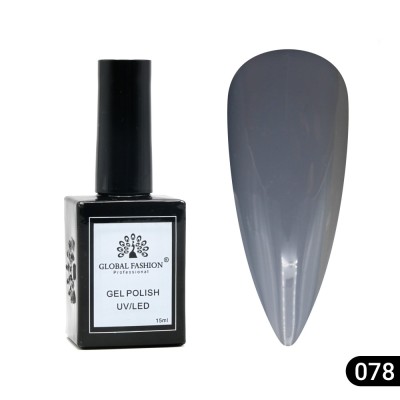 Oja semipermanentă Global Fashion, Gel polish&amp;nbsp;Elite Glow 15&amp;nbsp;ml,&amp;nbsp;78 foto
