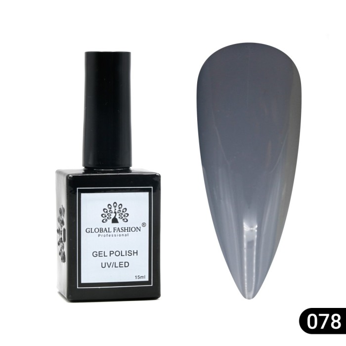 Oja semipermanentă Global Fashion, Gel polish&nbsp;Elite Glow 15&nbsp;ml,&nbsp;78