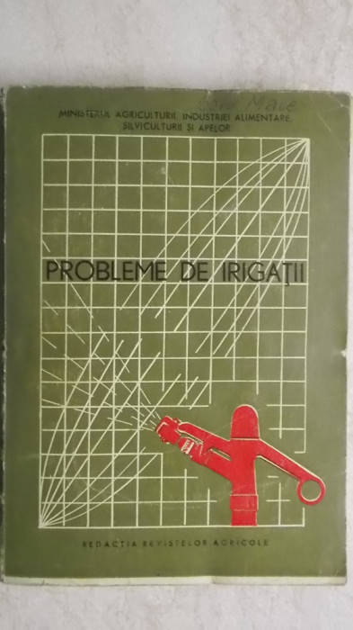 Probleme de irigatii