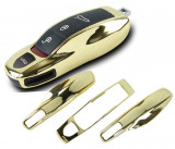 Carcasa Cheie Porsche Cayman 981 2013-2015 Set 3 Buc Gold 24K, General