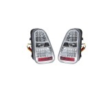Stop spate, lampa Mini One/Cooper/Cabrio (R50/R52/R53), 06.2001-06.2004, model tuning, montare spate, stanga+dreapta, cu indicator led; LED+W16W; cro