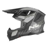 Casca cross/enduro Nox Storm N634 gri mat/negru marime L