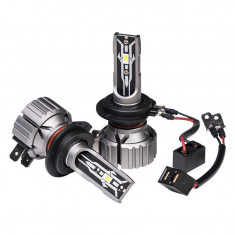 Set 2 x becuri auto E2, H7/H1/H11, 100W/set, 15000lumeni