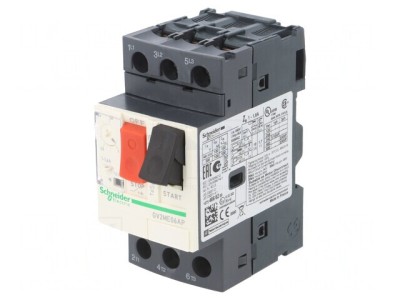 &amp;Icirc;ntrerupător motor 0,37/0,55kW pentru șină DIN GV2ME06AP foto