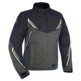 MBS Geaca textila impermeabila Oxford Hinterland MS, negru/gri/fluo, M, Cod Produs: TM194403MOX