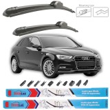 Cumpara ieftin Stergatoare Audi A3 (Sportback 8VA 5 usi) 2012-2020 &ndash; Set fata
