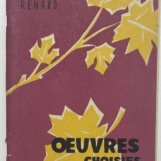 Oeuvres Choisies de Jules Renard. In franceza, explicatii in rusa