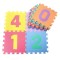 Covor din spuma tip puzzle cu Cifre pentru copii, antiderapant, termoizolant, impermeabil, 10 piese, 29 x 29 x