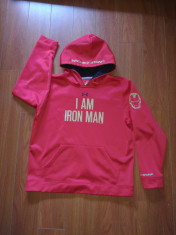 Hanorac Under Armour Storm Iron Man Marvel marimea 16 ani foto