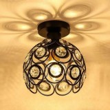 Lustra Vera, 1xE27, Negru, Metal si Cristal, Alessandro DESIGN