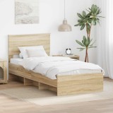Cumpara ieftin Cadru de pat Stejar Sonoma 75 x 190 cm Lemn prelucrat