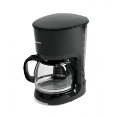 Cafetiera Heinner, 750 W, 1.25 l, carafa sticla, mentinere cald, Negru