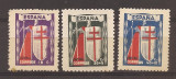 Spania 1943 - Lupta &icirc;mpotriva tuberculozei, serie completa, MNH, Nestampilat
