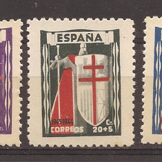 Spania 1943 - Lupta împotriva tuberculozei, serie completa, MNH