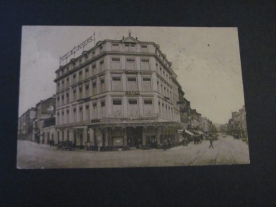 Carte Poștală Vintage Belgia - Li&amp;egrave;ge &amp;quot;H&amp;ocirc;tel de l&amp;#039;Univers&amp;quot; Guillemins (cel mai probabil din perioada 1900&amp;ndash;1940) foto