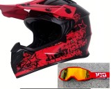 Cască Full Face Moto Cross și ATV - Enduro, Mountain Bike,+ochelari marimea S(55-56 cm)