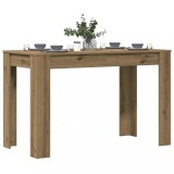 VidaXL Masă de bucătărie, Stejar artizanal 120x60x76 cm lemn prelucrat