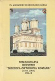 PR. A. STANCIULESCU-BARDA - BIBLIOGRAFIA REVISTEI BISERICA ORTODOXA ROMANA VOL 2
