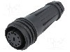 Conector circular, mama, 10 pini, BULGIN - PX0921/10/S