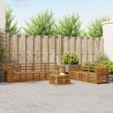 vidaXL Seturi de canapele 8 pcs natural Lemn Solid de Acacia 3374494