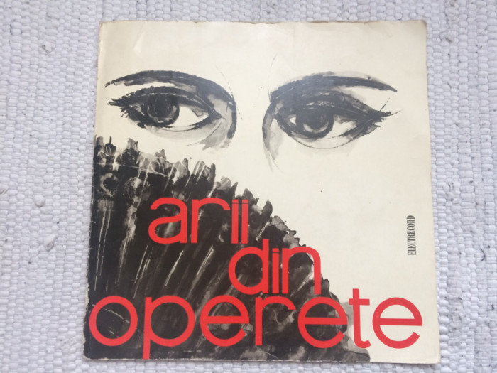 arii din operete disc vinyl 10&quot; disc muzica opereta opera clasica ECD 1042 VG