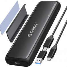 Adaptor de carcasă SSD ORICO M.2 NVMe, carcasă USB C de 10 Gbps USB3.2 Gen2 pent